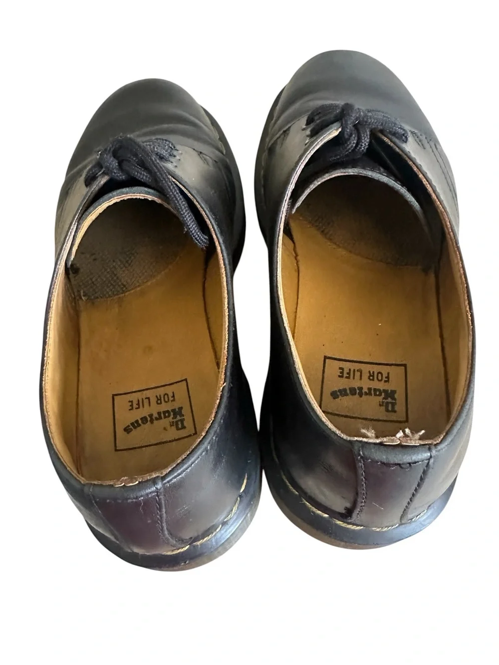Dr. Martens For Life‎ 3 Eye Leather Derby Oxford Shoes Men's 8 Black 13377